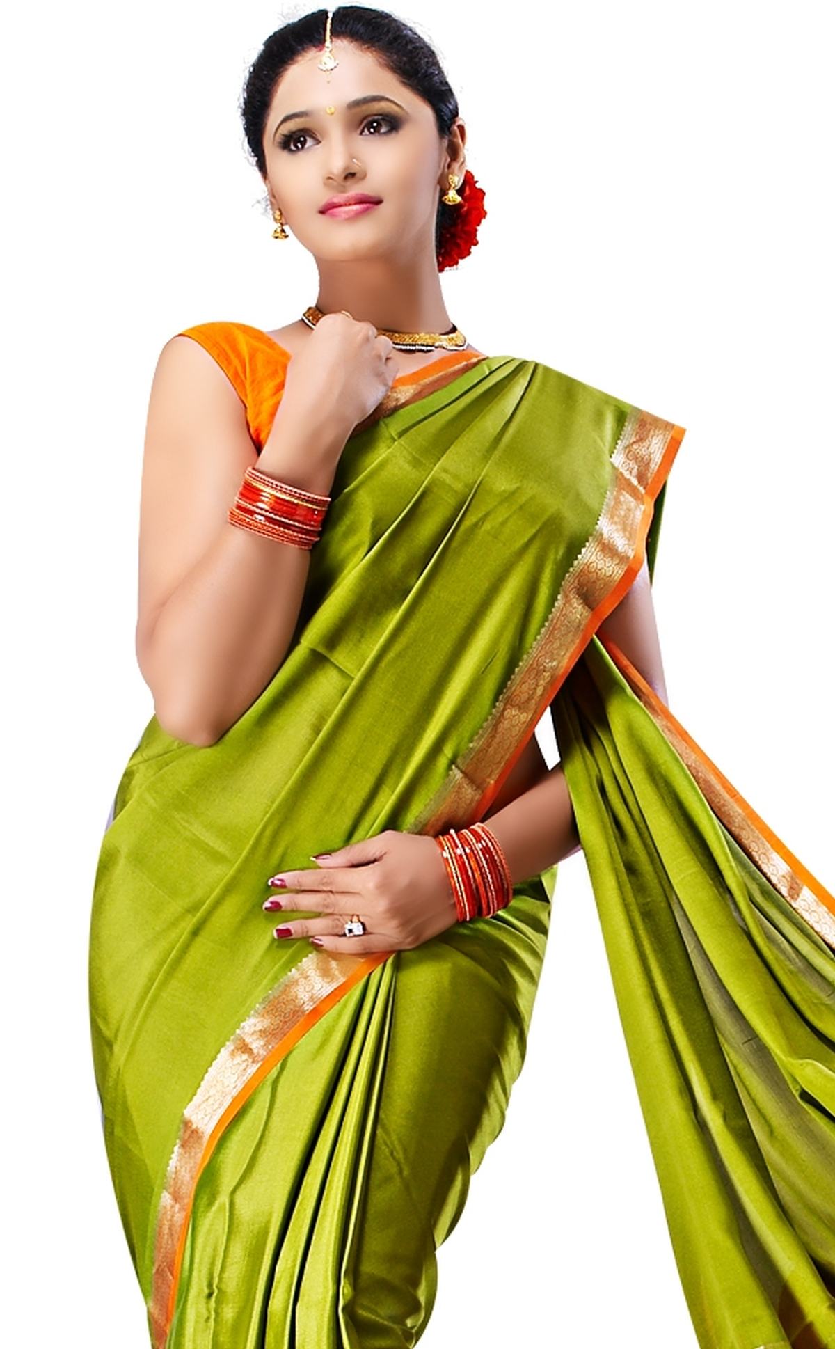 100 Pure Mysore Silk Splendid Green Crepe Saree Prices in India