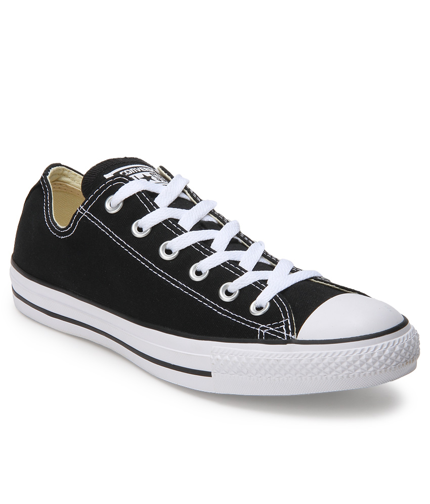 Buy Converse Girlss Low Top Black Canvas Sneakers ]150763C Online ...