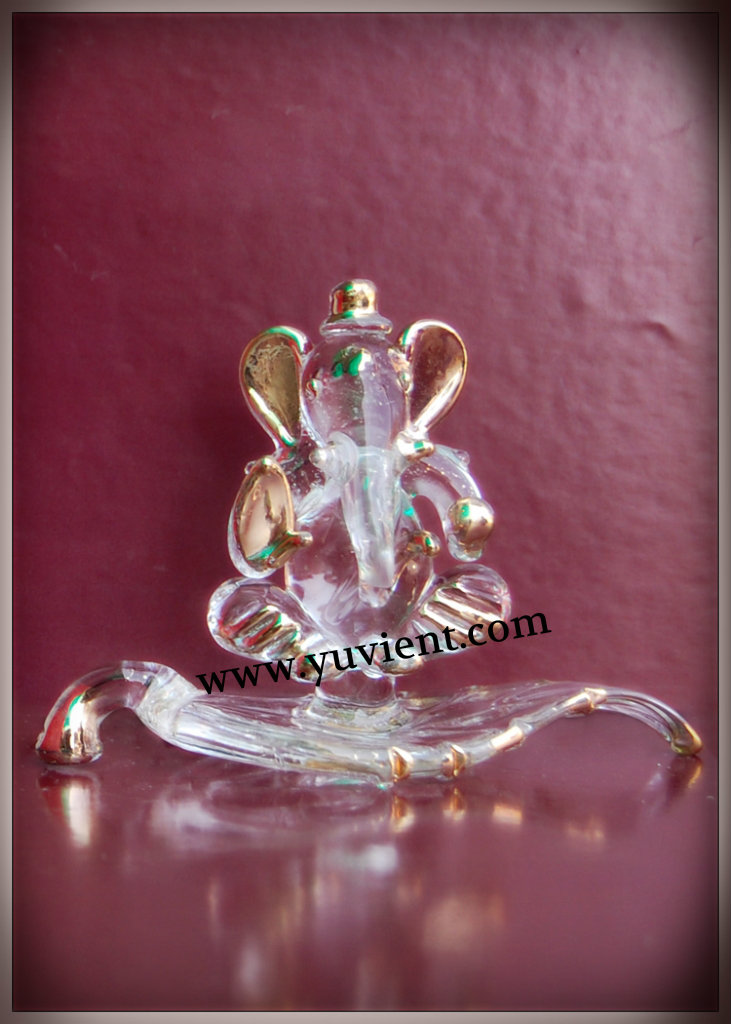 Glass Ganesh On Patti At Best Prices Shopclues Online Shopping Store