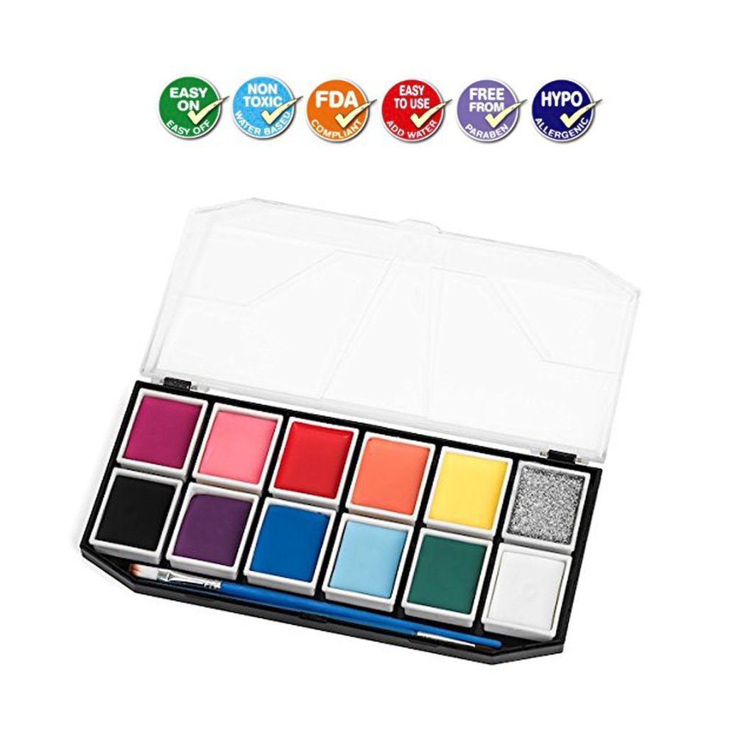 Buy Face Body Paint Kit 2 Brushes ... Online @ ₹799 from ShopClues