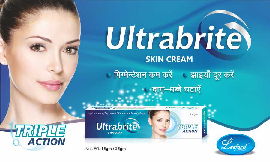ULTRABRITE SKIN CREAM. .PACK OF 3 PC * 25 GM....(TRIPLE ACTION)
