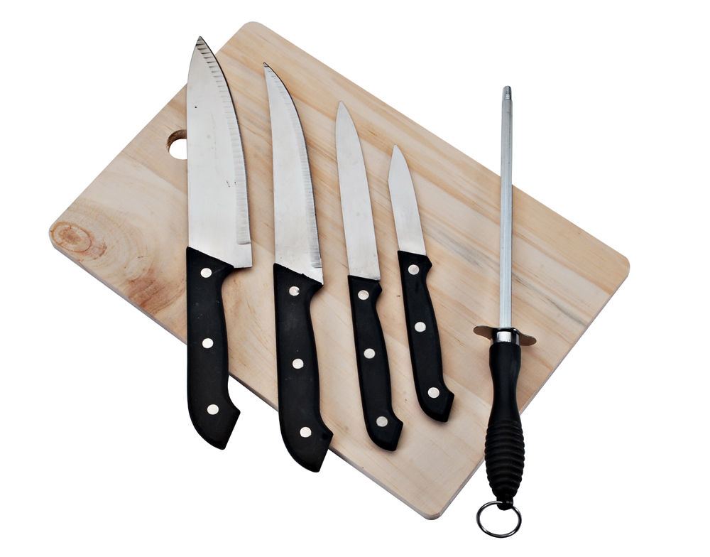 Buy chopping board with knives sets Online ₹375 from ShopClues