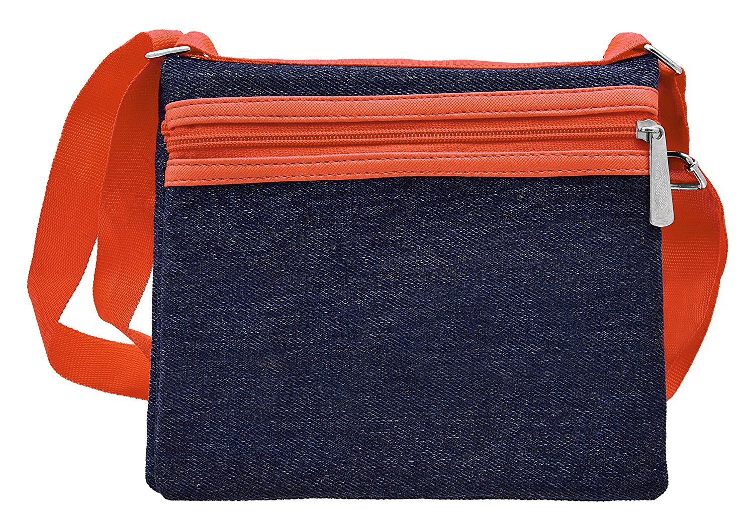 Buy Tap Fashion Orange Denim Sling Side Bag Cross Body Multi Pocket ...