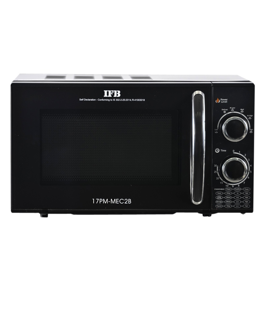 IFB 17 L 17PM MEC 2B Solo Microwave Oven Black , Microwaves & Halogen Ovens
