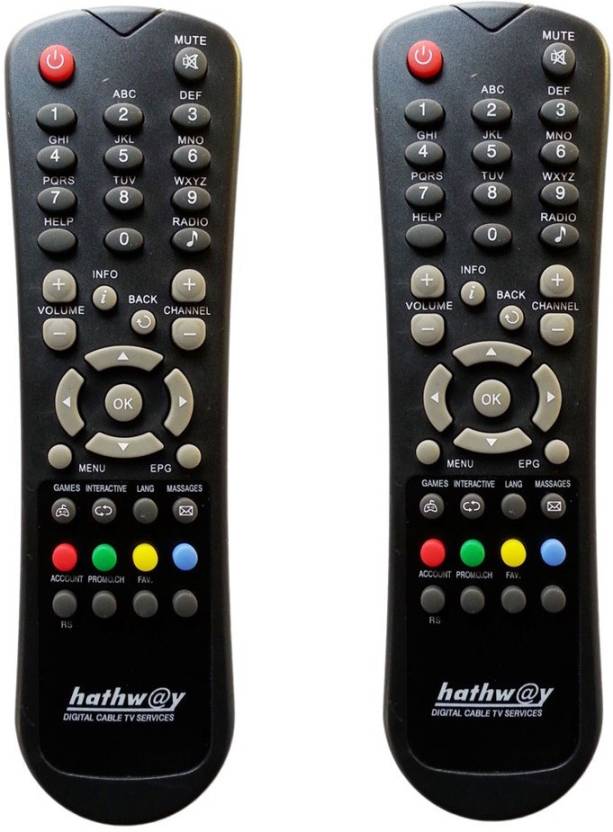 Buy Hathway Remote Controller (Black) Online ₹189 from ShopClues