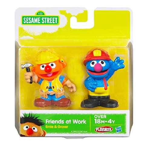 Buy Sesame Street Friends at Work Ernie & Grover Figures Online @ ₹1805 ...