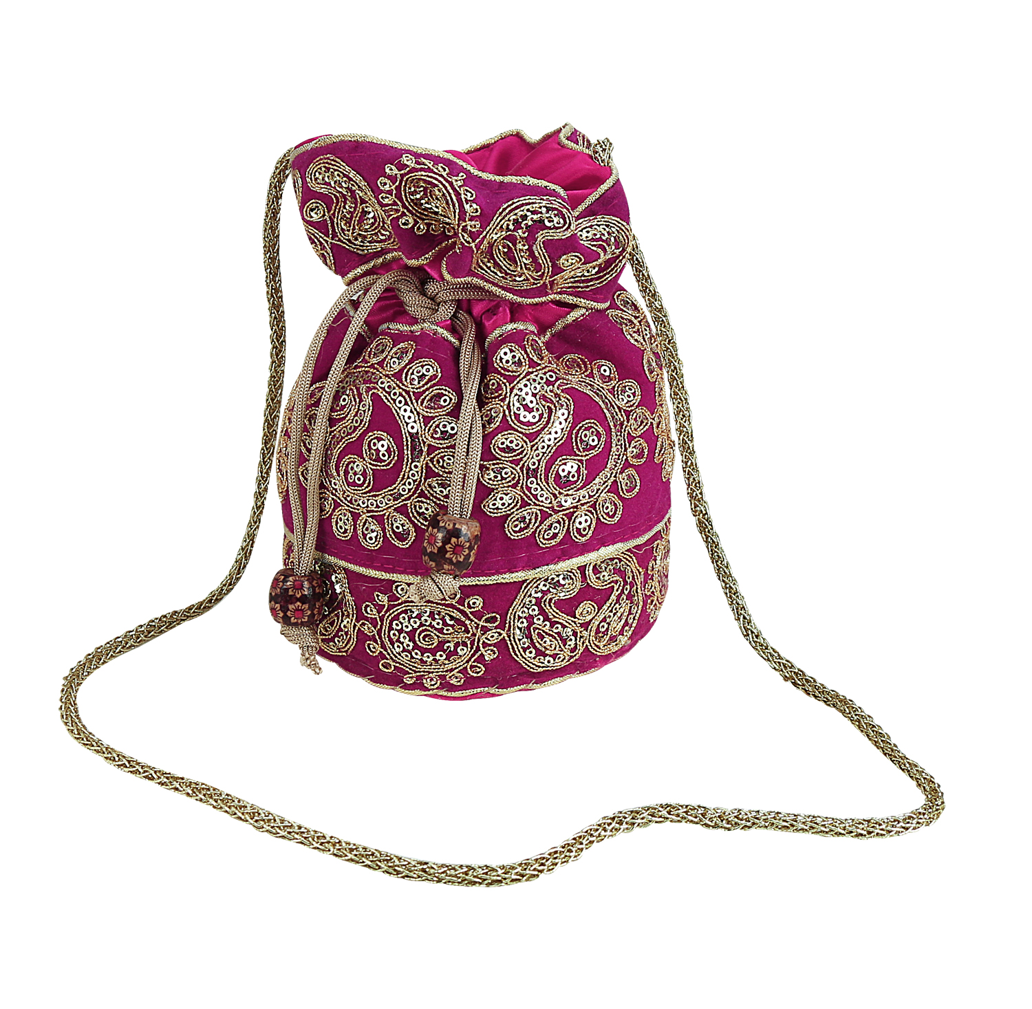 Buy Crude Ethnic Stylish Potli Bag-rg1117 for Women's Girl's Online ...