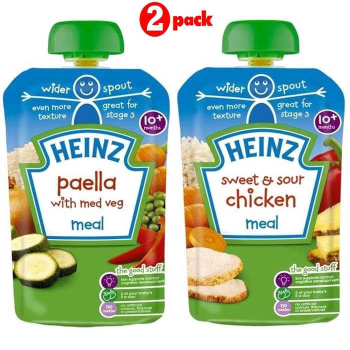 Buy Heinz Meal Combo 180g (Pack of 2) Paella with Med Veg + Sweet