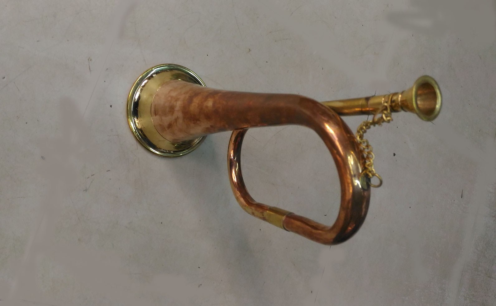 Buy NEW BUGLE / BIGUL MUSICAL INSTRUMENT FROM VARANASI Online ₹999
