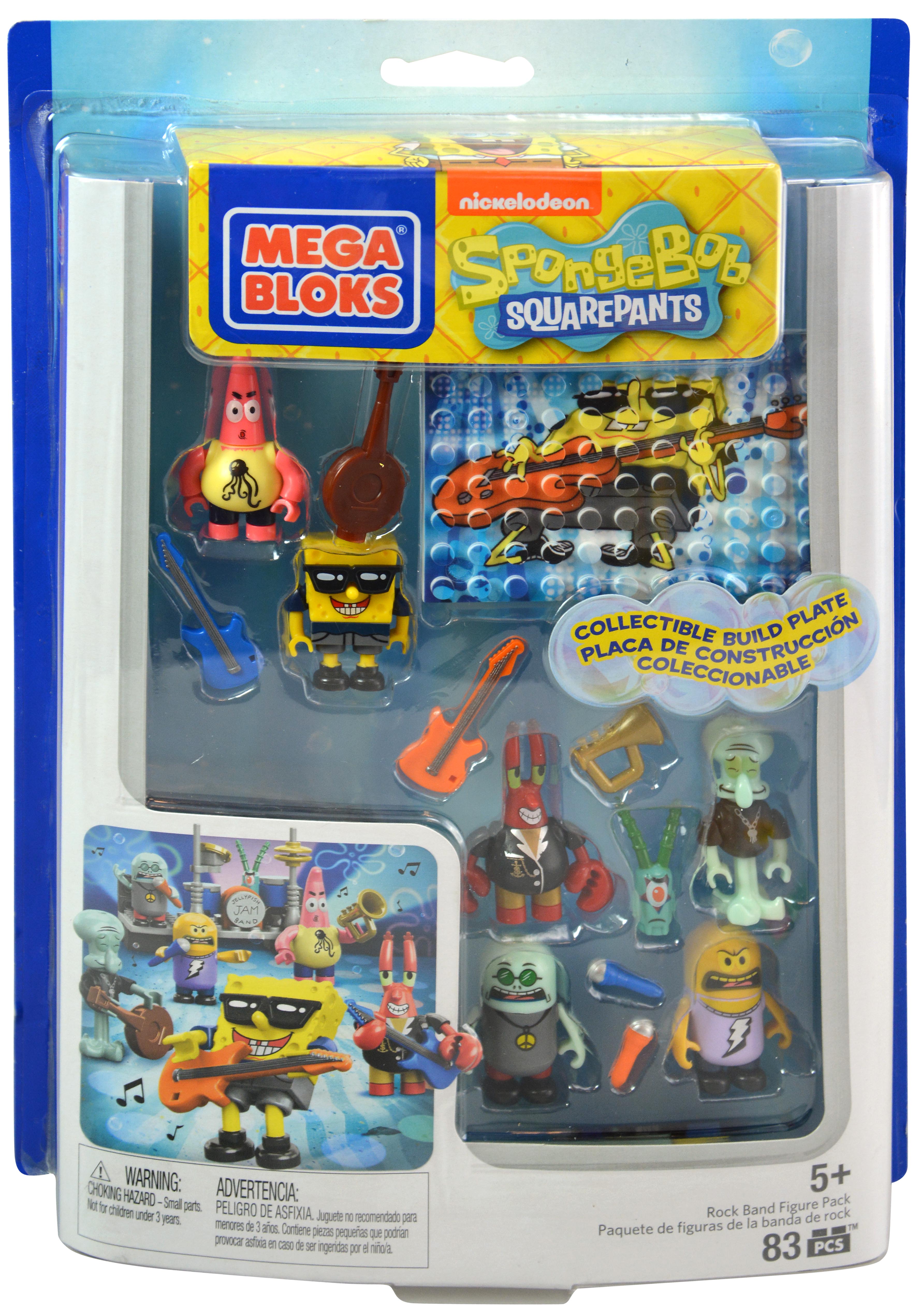 Buy Mega Bloks SpongeBob Rock Band Figure Pack Online ₹3020