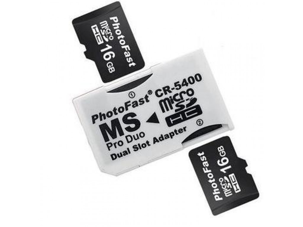Buy Micro SD TF to Memory Stick MS Pro Duo Dual Slot Adapter Online