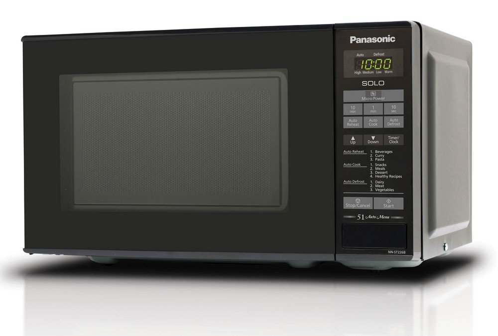 Panasonic 20 to 26 Litres LTR NN-ST266BFDG Solo Microwave Panasonic 20 to 26 Litres LTR NN 
