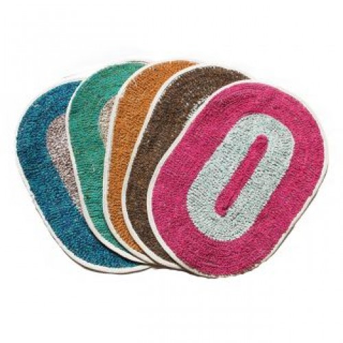 Buy FAMOUS Set of 4 Door Mats ( COMBO PACK) Multicolour (12inch x