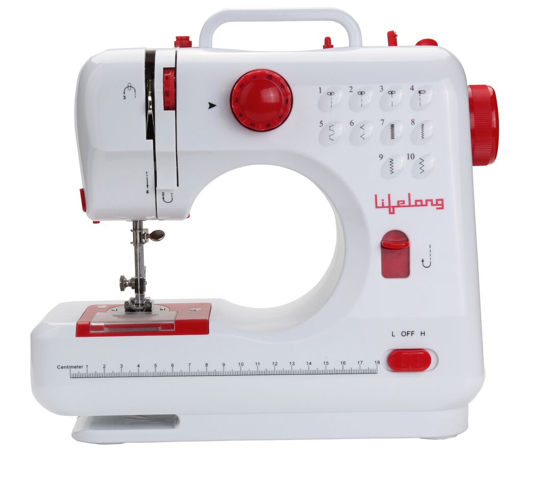 Buy Lifelong SM21 10 Stitch 7Watt Sewing Machine with foot pedal and