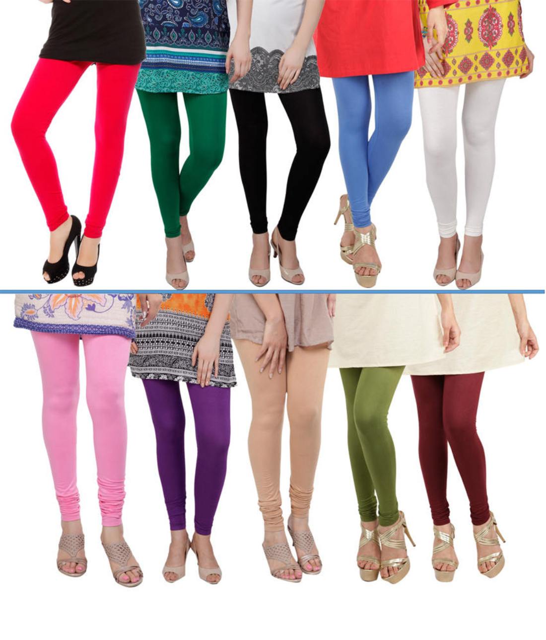 Lyra Wholesale Lot of 10 piece Women Kurti Pant Legging Cotton Leggings  Ladies Yoga Pants Kurti Pants Trouser Women Wear Multicolor