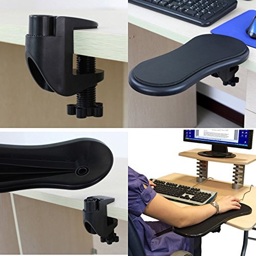Buy Ergonomic Adjustable Computer Desk Extender Arm Wrist Rest Support