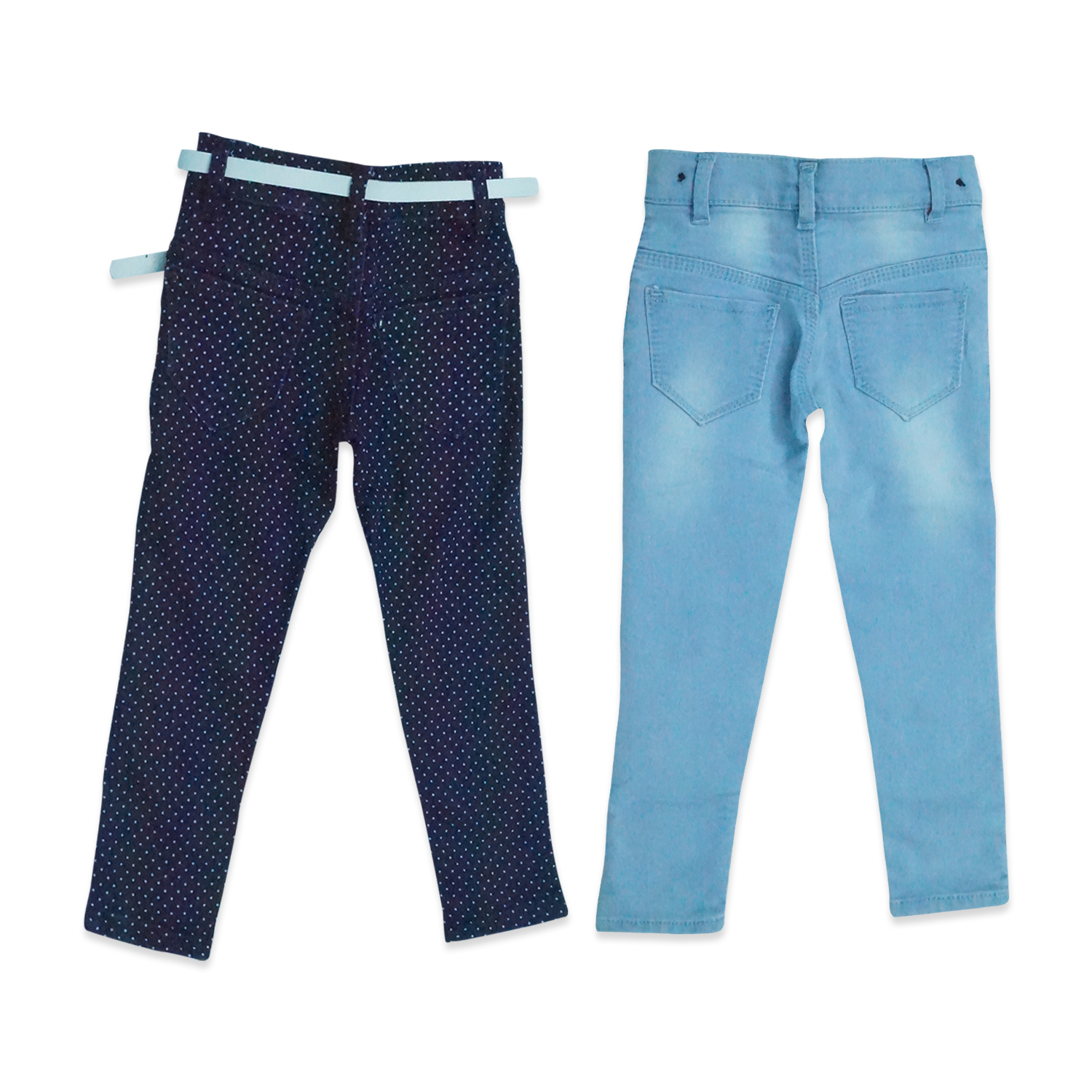 Buy Designer Girls Jeans Combo, Pack of 2 Online ₹1299 from ShopClues