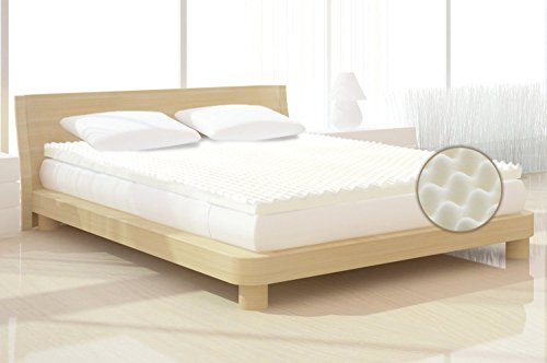 milliard egg crate ventilated memory foam mattress topper