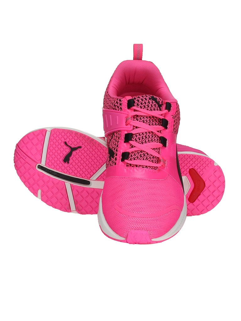 puma black lace shoes