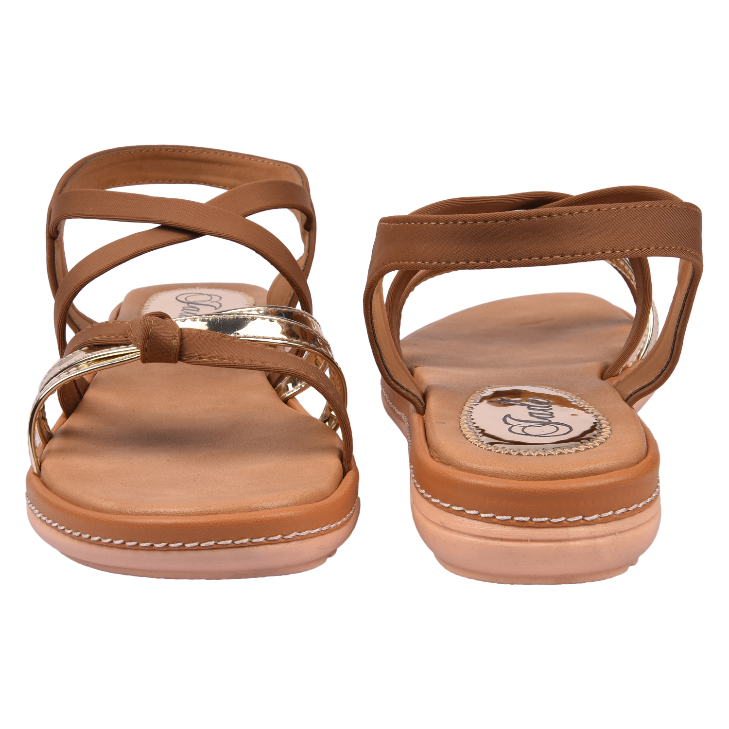 Buy Jade Women's Khaki Sandals Online @ ₹499 from ShopClues