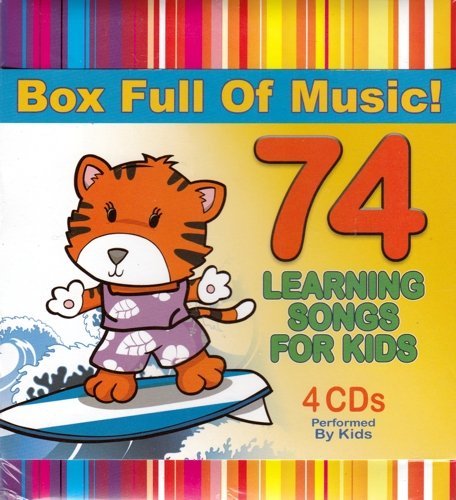 Buy 74 Learning Songs for Kids 4 CD Box Set (4 Music CD Set) Online ...