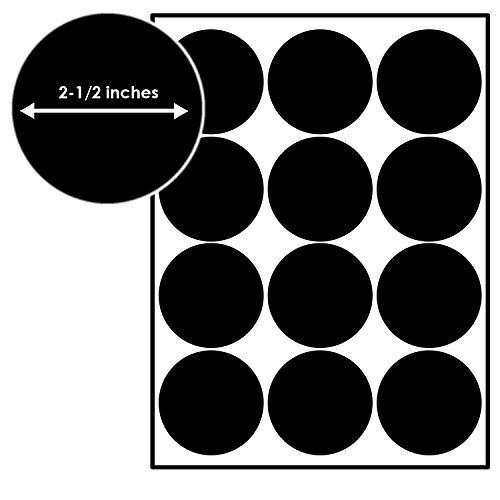 Buy Iconikal Chalkboard Labels 2-1/2 Inch Circle (120-Count) Online ...