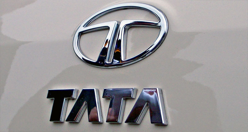 Buy Logo TATA WITH TATA REAR LOGO ( SMALL SIZE ) Monogram Chrome Car ...