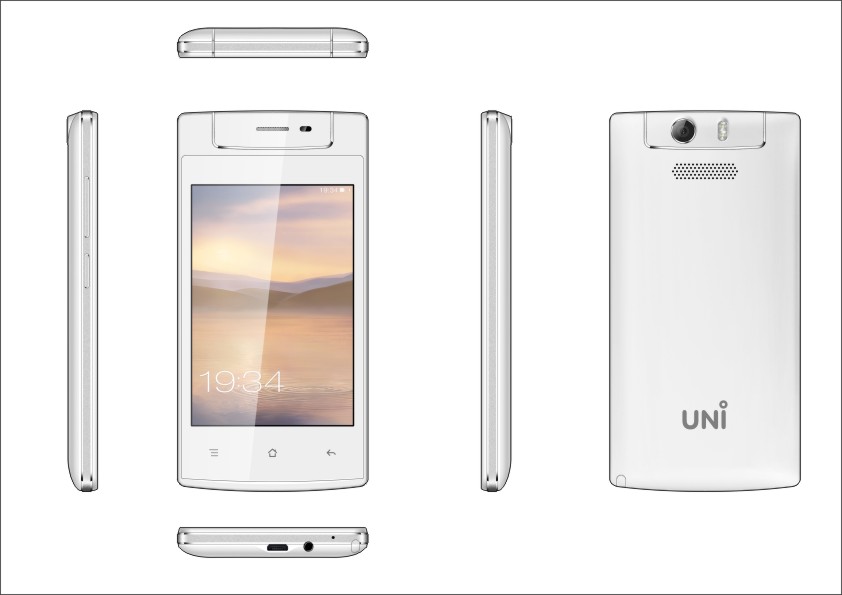 Buy UNI N6100 3 Sim Mobile Phone with Rotating Camera Online @ ₹2999 ...