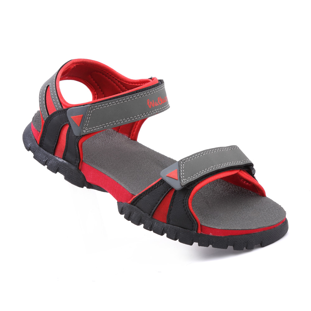 Buy VKC's WALKAROO Men's Red Colour Open Sandals Online @ ₹499 from ...