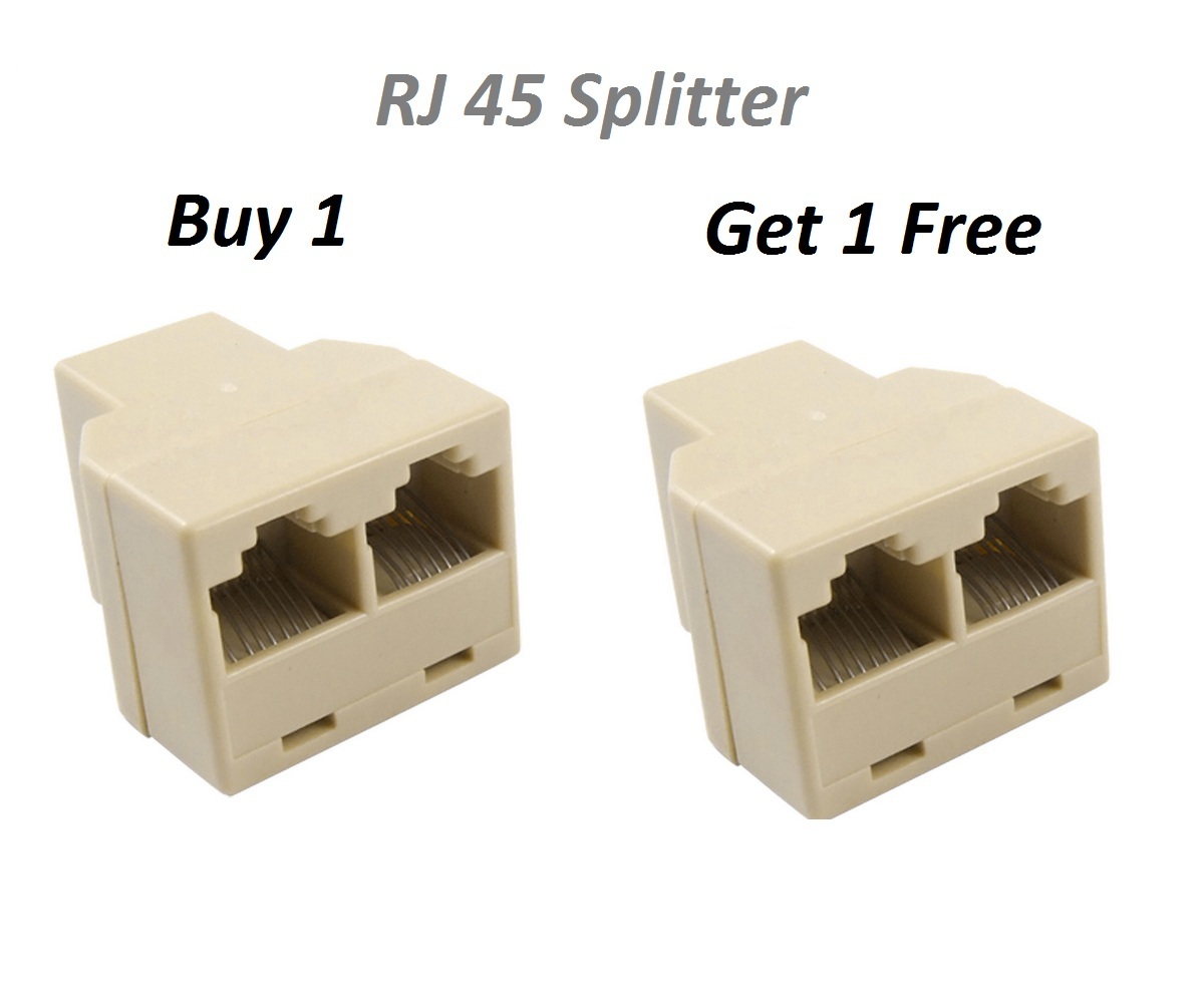 RJ45 CAT 5 LAN Splitter Connector