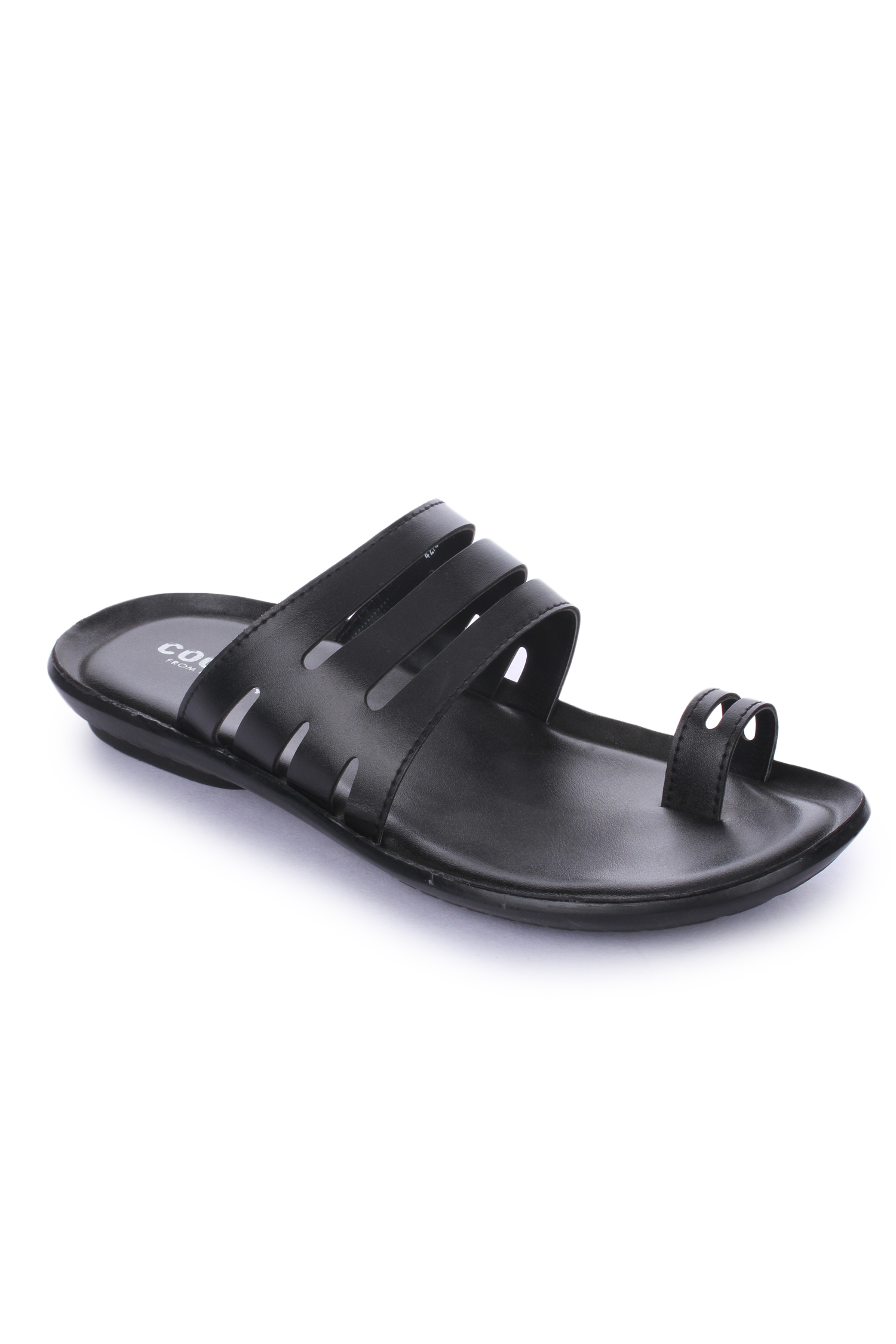 Buy Liberty Men Black Slippers Online @ ₹1299 from ShopClues