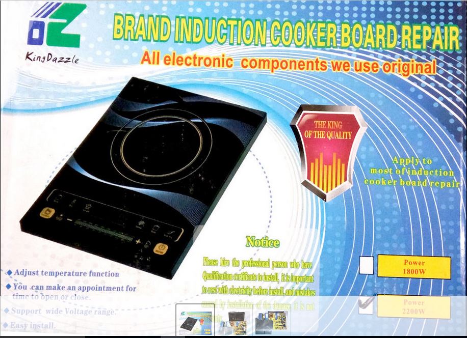 Buy INDUCTION COOKER KIT 2200 WATT, HIGHLY DURABLE AND RESISTIVE BRAND
