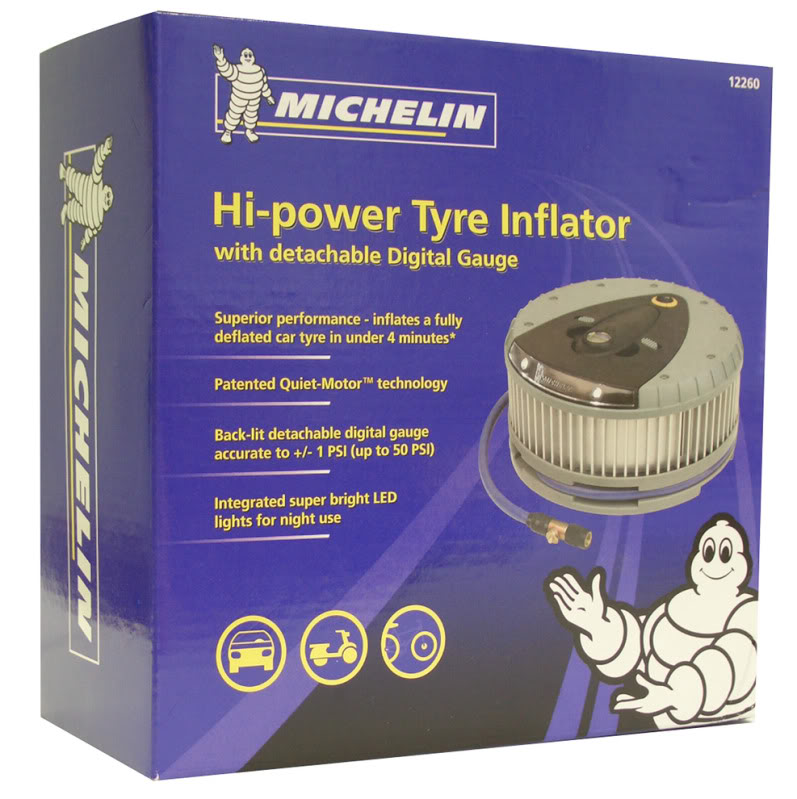 Buy Michelin 12260 HiPower Tyre Inflator with Detachable Digital Tyre