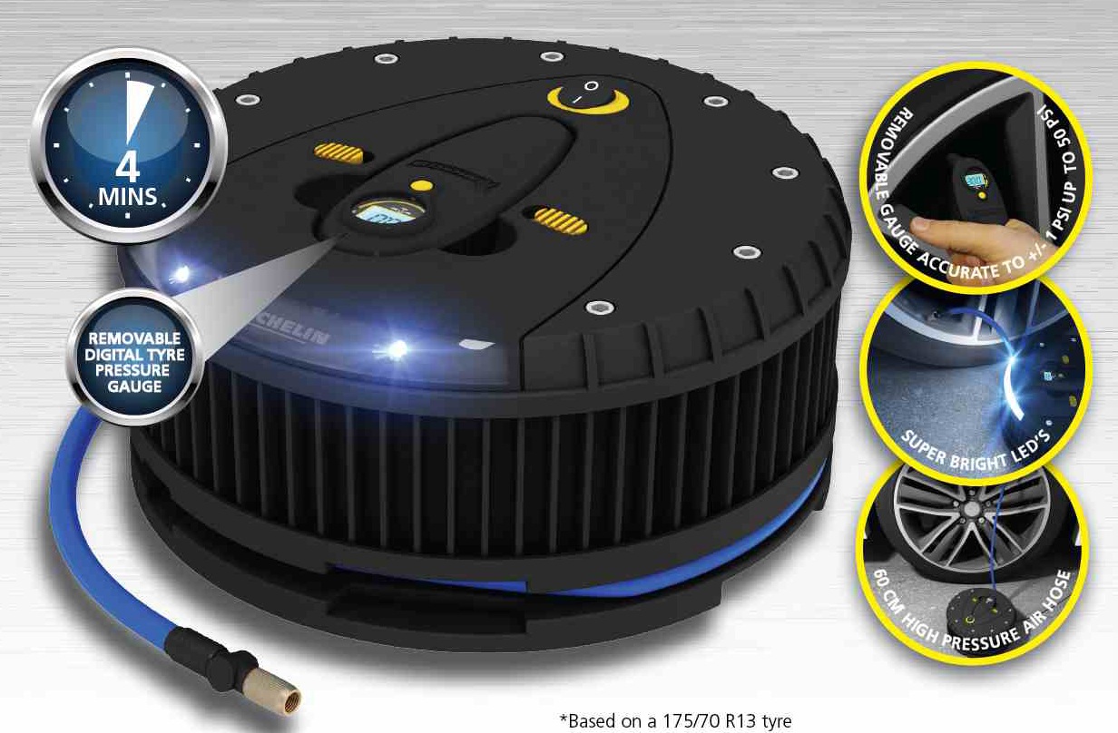 Buy Michelin 12260 HiPower Tyre Inflator with Detachable Digital Tyre