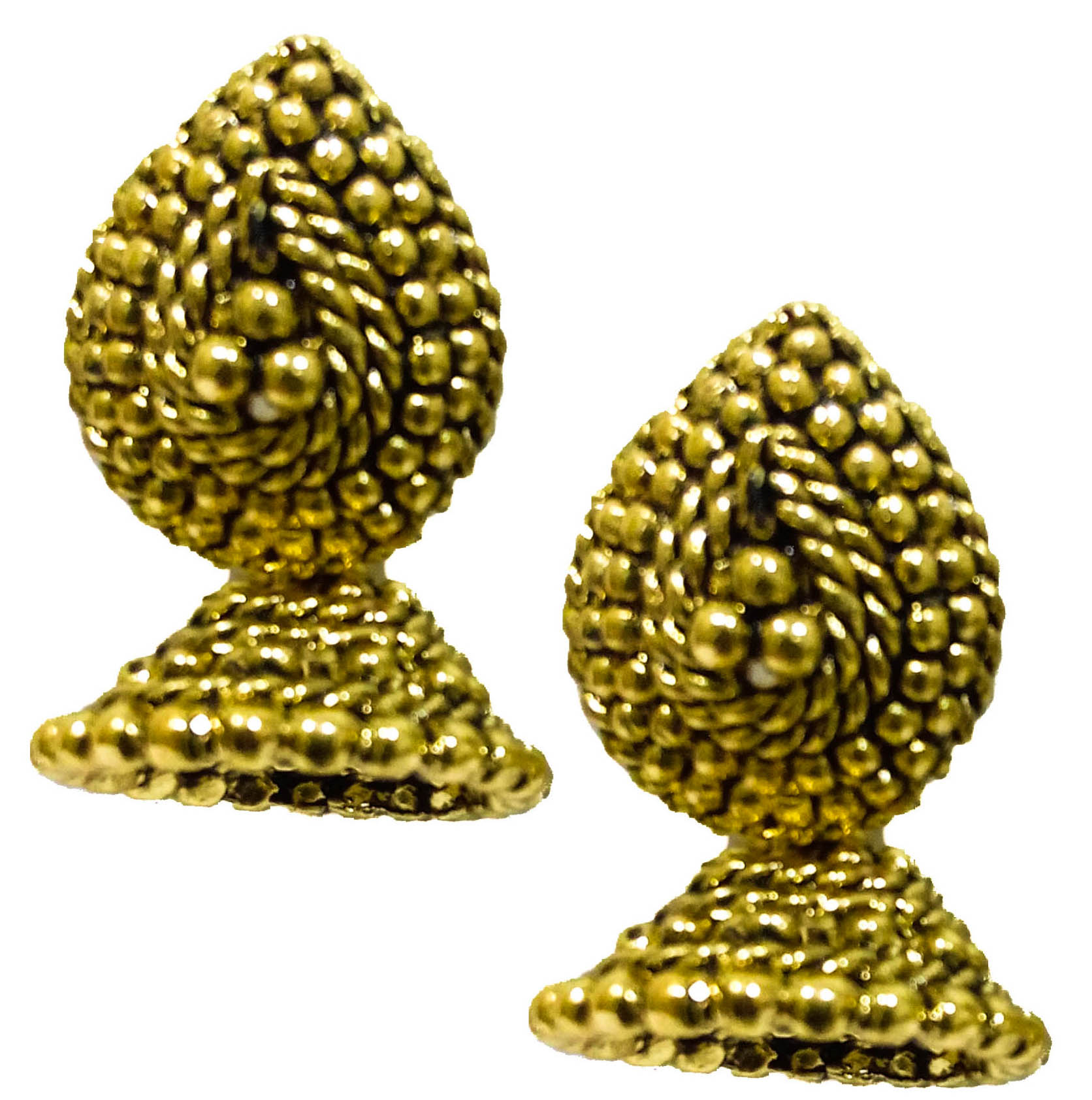 Buy KAAYRA Designer Gold Plated Jewellery Jhumka / Jhumki Fancy ...