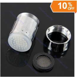 Shop Water Temperature Control Sensor 3 Colour LED TAP Faucet Light ...