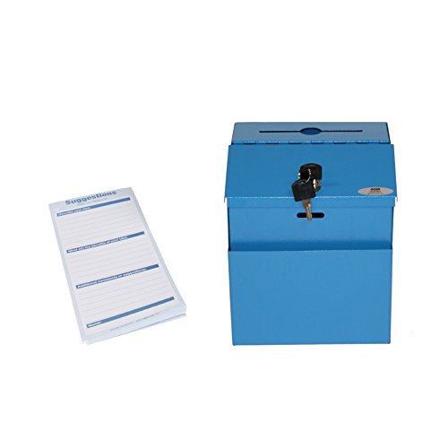 Buy Adir Steel Suggestion Box with Lock Donation Box Collection Box Charity Box Key Drop