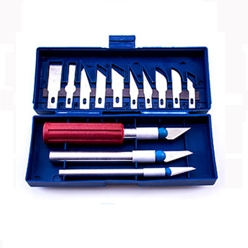 ART CUTTER TOOL 16PC HOBBY CRAFT KNIFE SET DIY CUTTING In India