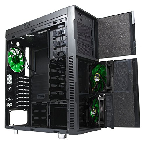 Buy Nanoxia Deep Silence 1 Rev. B Mid Tower Case with 6 Fan Controllers ...