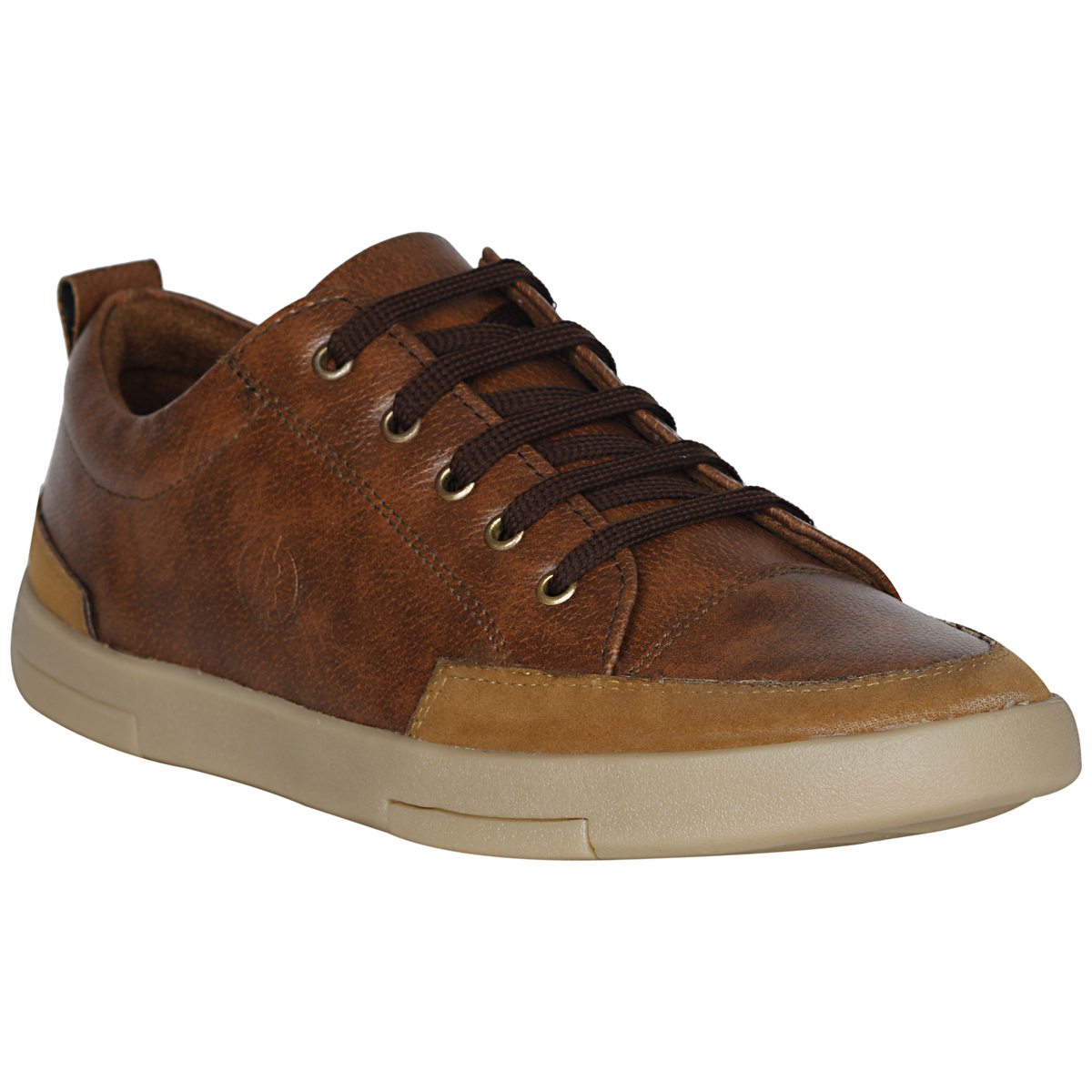 Buy Brutz Men's Brown Lace-up Sneakers Online @ ₹599 from ShopClues