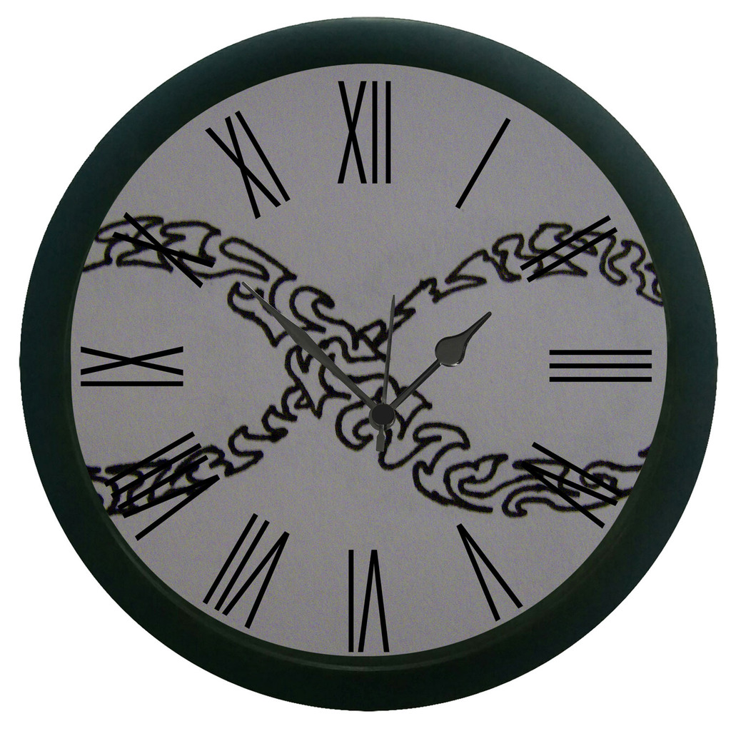 Buy MeSleep Abstract Wall Clock (With Glass) Online ₹999 from ShopClues