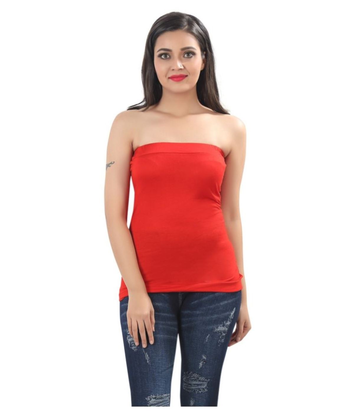 Buy Sizzlacious Cotton Lycra Tube Online @ ₹299 from ShopClues