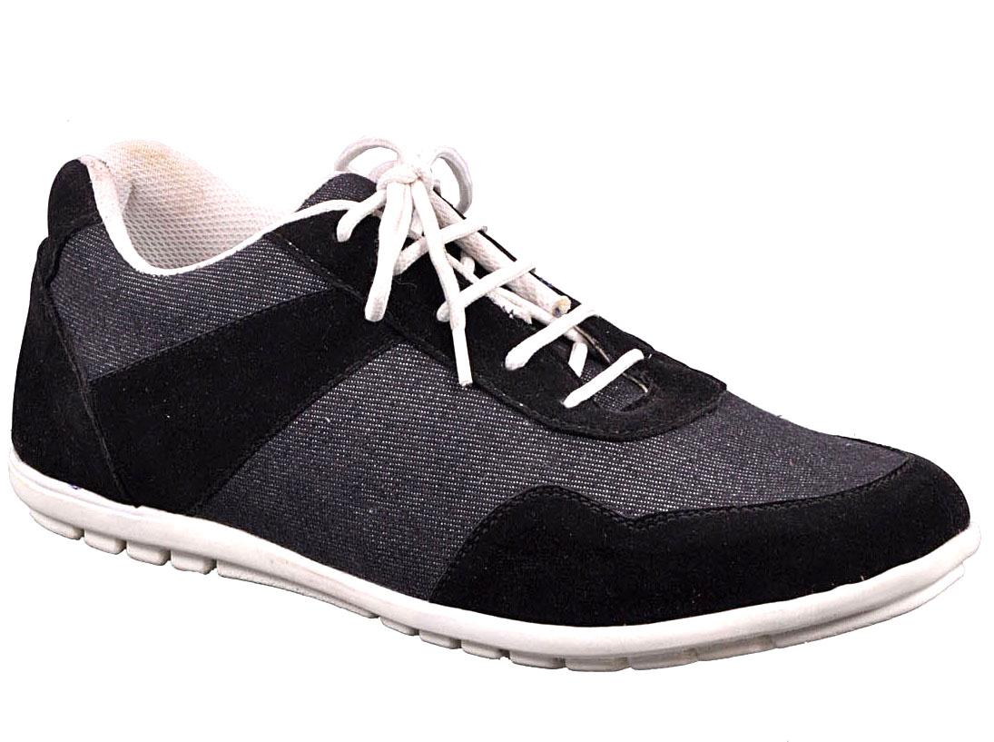 Shop Aureno Men's Black Stylish Casual Shoes (Option - 17) Online ...
