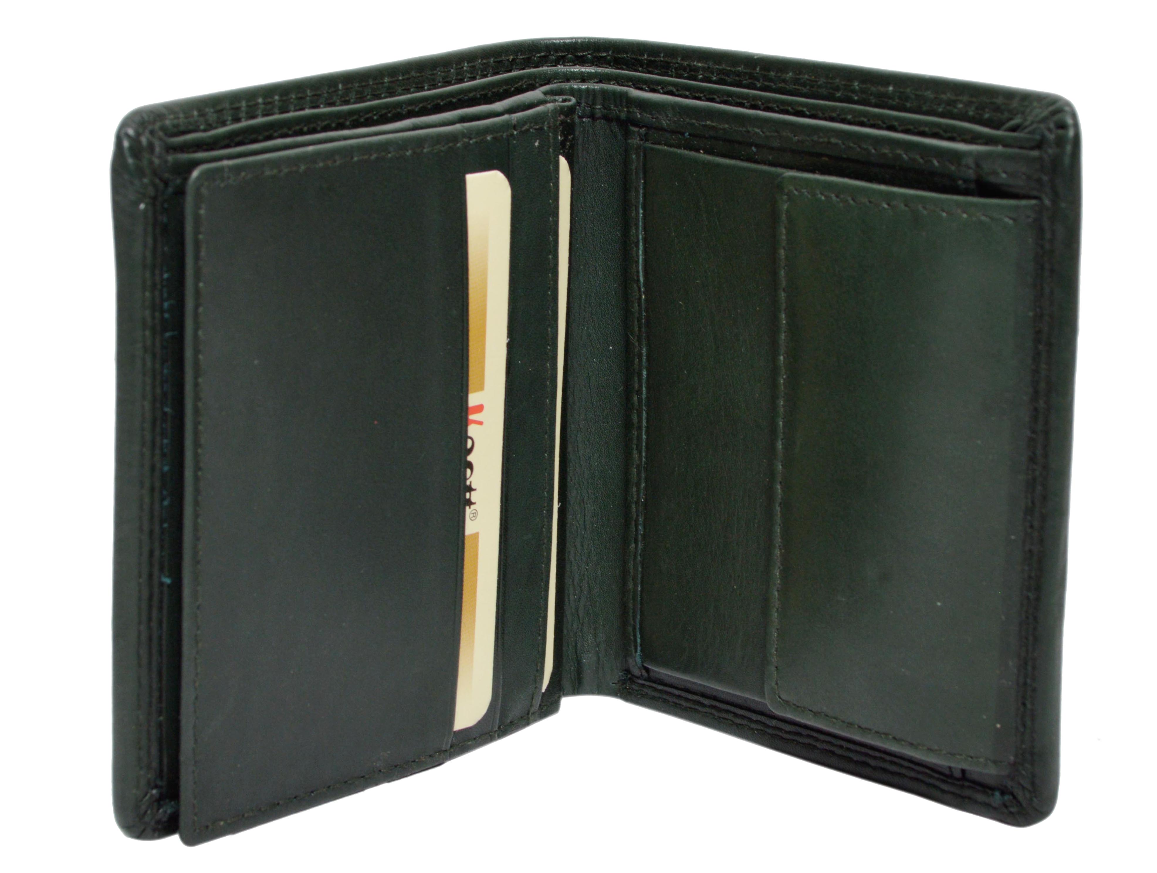 Knott Green Trendy Leather Wallet for Men
