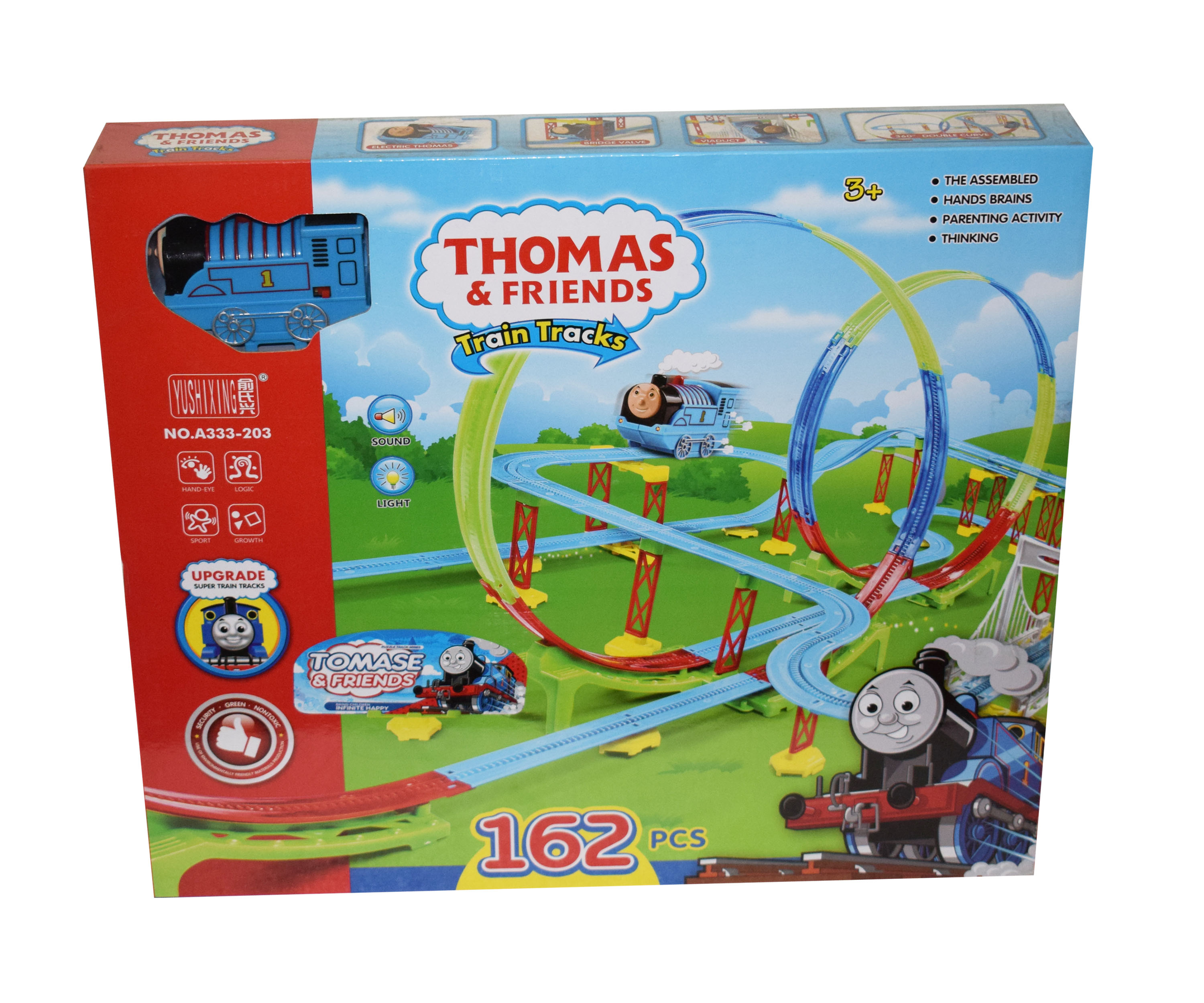 Buy Thomas Friends Battery Operated Train Track Toy Set - 162 PCS ...