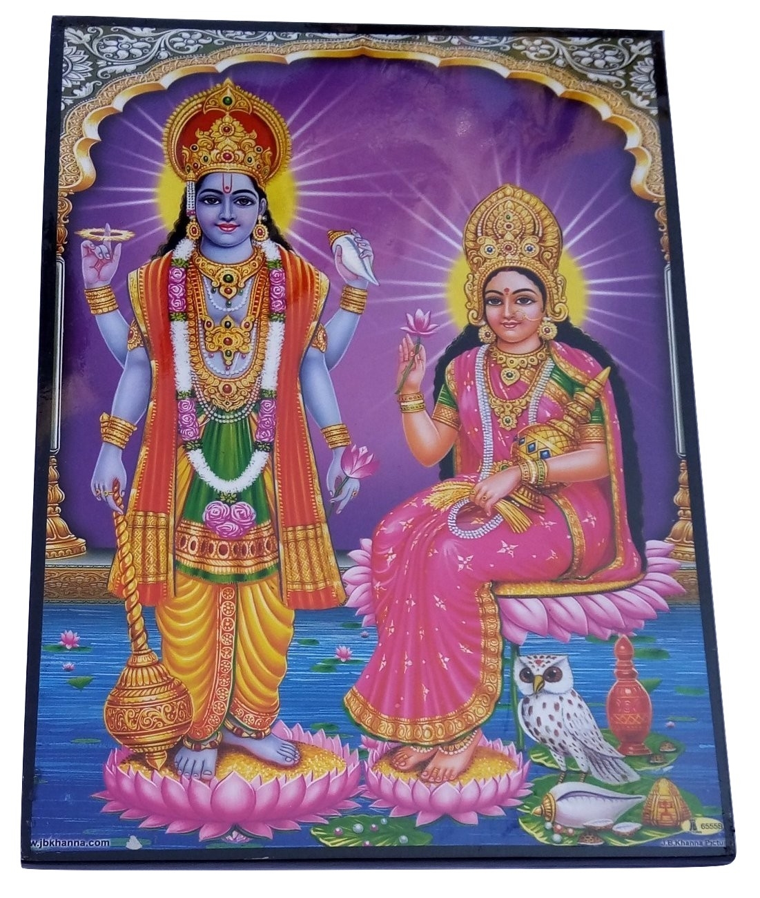 Buy Shree Laxmi Narayan Photo Frame / Shri Lakshmi Narayan Photo