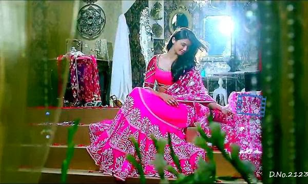 Daisy Shah in Pink Lehenga At Jai Ho Movie Photocopy Song at Best ...