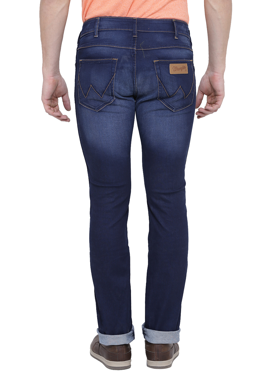 Buy Wrangler Blue Mid Rise Slim Fit Jeans For Men Online @ ₹1957 from ...