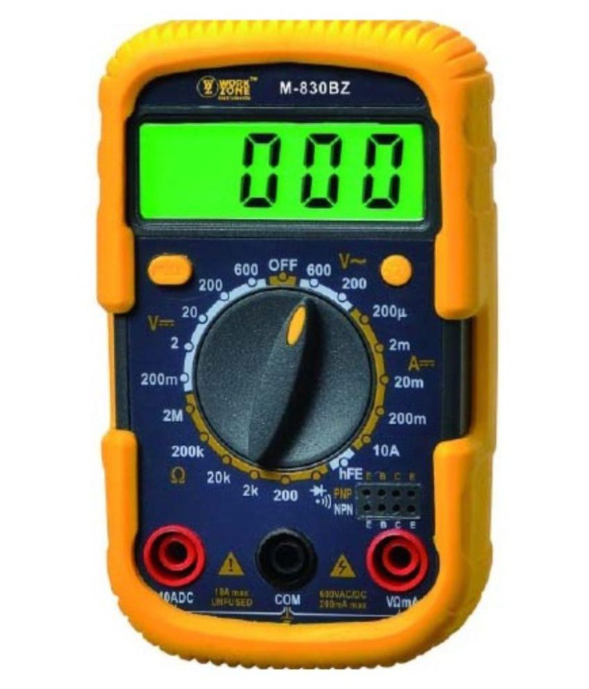 Buy WORK ZONEDigital Multimeter Online ₹578 from ShopClues