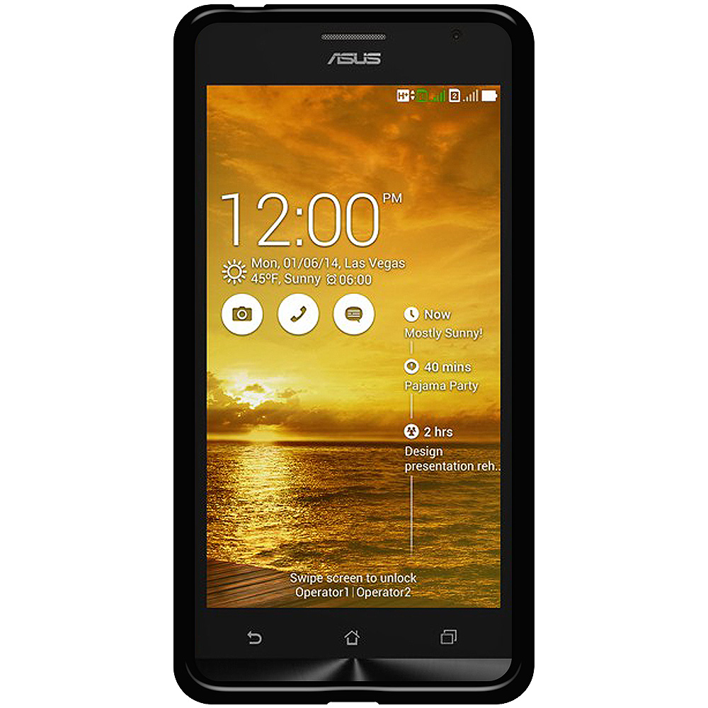Coque De Protection Asus Zen Case Pour Zenfone 5 (Modèles A500CG, A500KL, A501CG) - Noire - Neuf